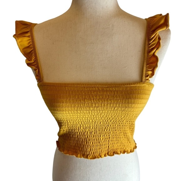 Cotton On Tops - Cotton On Smocked Crop Top, women’s size Large.
